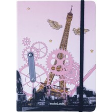 Hype Store Scrikss Paris Notelook Çizgili Defter A6