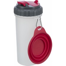 Braventa Collection Köpek Mama ve Su Taşıma Şişesi 2x0.35 Lt ÇAP11X23 cm