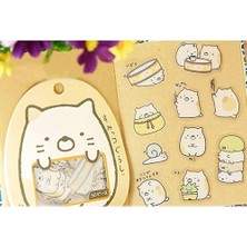 Braventa Collection Guguk Neko Temalı Sumikko Gurashi 50 Adet Sticker Seti • Bullet Journal