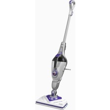 Braventa Collection + Decker BHSM1615DSM-QS Delta Başlıklı, Steamitt 1600W 2'si 1 Arada Steam-Mop, Gri, Mor