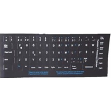 Hype Store Addison 300162 Türkçe F Siyah Klavye Stiker