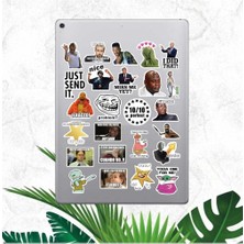 Braventa Collection Ms Major Selection Komik Mem Çıkartma Seri 1 Macbook Notebook Tablet Telefon Ajanda Laptop Defter St