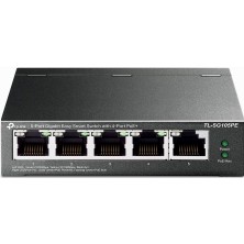 Hype Store Tp-Link TL-SG105PE, 5-Port Gigabit Easy Switch With 4-Port Poe+