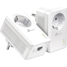 Braventa Collection Tp-Link TL-PA7017P Kıt, AV1000 Gigabit Passthrough Powerline Başlangıç Kiti