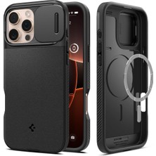 Braventa Collection iPhone 16 Pro Max ile Uyumlu Kamera Korumalı Magsafe Kılıf Optik Armor Hava Kanalı Teknolojisi Asker