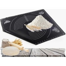 Hype Store Buffer Silikon Çok Amaçlı Geniş Hamur Matı Hamur Açma Matı 40 * 50 cm