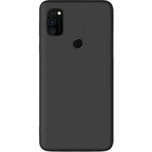 Hype Store Kzy Iletişim M21 ile Uyumlu Kapak Mat Siyah Silikon Lux Kılıf