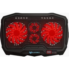 Hype Store Blueforce Speeder Sx-15 4 Adet Fanlı 9"-17" Inç Ledli LCD Kontrol Panelli Standlı Notebook Laptop So