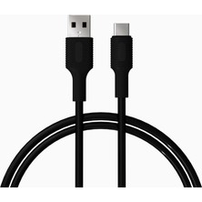 Hype Store Remorax Basic USB A-C Hızlı Şarj Kablosu, Siyah (100 Cm)