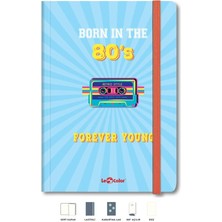 Hype Store Le Color Mottolu Defter Düz 17X24 cm Forever 80's