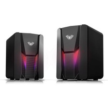 Hype Store Aula N-108 1+1 Usb/aux Stereo 2.0 Rgb Masaüstü Hoparlör Speaker Ses Sistemi