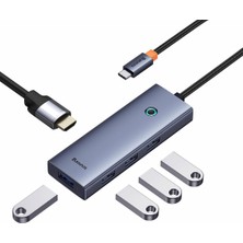Hype Store Ultrajoy 5’i 1 Arada USB Hub, 1x HDMI 4K@30Hz + 4x USB 3.0 Port, Çoklayıcı Adaptör, Type-C Girişli C