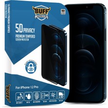 Braventa Collection Labs iPhone 12 Pro 5d Privacy Tam Kaplayan Hayalet Ekran Koruyucu