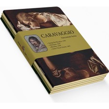 Hype Store Retronote Narcissism Series - A5, Caravaggio 4'lü Defter Seti I, Çizgisiz, Toplam 256 Sayfa, Her Bir