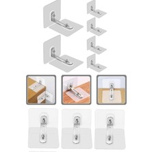 Nexa Deprem Için Ultra Dayanıklı Çivisiz Duvarı Delmeden Ayarlanabilir Mobilya & Eşya Sabitleyici Aparat