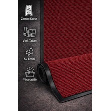 Desan Nem Alıcı Hijyenik Kapı Önü Paspası 60 x 90 cm   Kaymaz PVC Taban | Yoğun Trafik İç Mekân