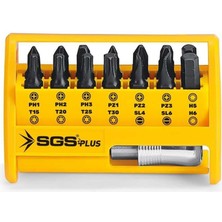 Nexa Bits Uç ve Hızlı Adaptör Seti 15 Parça Sand-Pro Series SGS3870