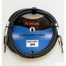 Braventa Collection IWCX-201 3mt. Örgülü Enstrüman Kablosu