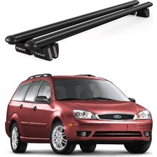 Today Auto Pençe Ford Focus Wagon (2005-2007) Uyumlu Siyah Ara Atkı Port Bagaj Tavan Barı