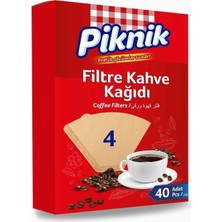 Hype Store Piknik Kahve Filtre Kağidi 40'li No:4