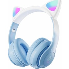 Hype Store Vooka Çocuk Bluetooth Kulaklık Kedi Kulaklık Pro 5.3 Akıllı Rgb LED Detaylı Bluetooth Kablosuz