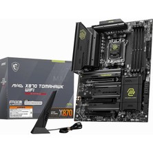 Hype Store Msı Mag X870 Tomahawk Wıfı Am5 Ddr5 8400MHZ(OC) Usb4 4x M.2 HDMI 5g Lan Wıfı 7 Rgb Atx