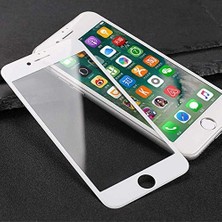 Hype Store Elfia ile Uyumlu iPhone 8 Ekran Koruyucu Nano Tam Kapatan Fib Beyaz