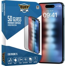 Braventa Collection Labs iPhone 15 ile Uyumlu 5d Glass Ekran Koruyucu