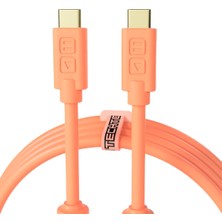 Hype Store Dj Techtools Cables Usb-C To C - 1mt | Neon Orange