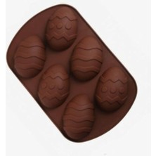 Hype Store Çikolata Kalıbı Yumurta Silikon Çikolata Kalıbı Vurmalı Pinyata Kalıbı Kahverengi ECMELNM468