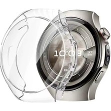Hype Store Watch 5 46MM Ile Uyumlu Silikon Kılıf Koruma Kasa Koruyucu (Gt Serisi Için Uyumlu Değildir) (Şeffaf)