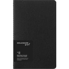 Braventa Collection Moleskine Akıllı Cahier Günlük Seti, Çizgili Sayfalı 2 Dijital Cahier, Pen + Kart Kapağı, Büyük 13 x