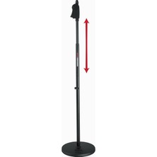 Hype Store Gator Frameworks GFW-MIC-1001 | 10" Yuvarlak Tabanlı Mikrofon Standı