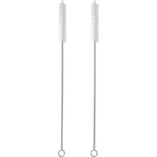 Hype Store 2'li Paslanmaz Çelik Pipet ve Boru Temizleme Fırçası - Şişe, Pipet, Hortum, Tüp Temizleyici