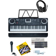 Hype Store PS-1500BK-H Başlangıç Için 61 Tuşlu Org Kulaklık Notalık ve Adaptörlü (100 Ses 100 Ritim)