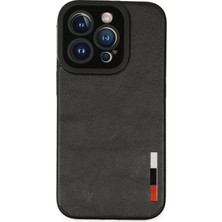 Newface iPhone 14 Pro Kılıf Loop Deri Silikon - Siyah ARLSTRTCH-RSG3256