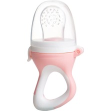 Babyjem Silikon Yumuşak Uçlu Meyve Süzgeçi Sebze Emziği Pembe