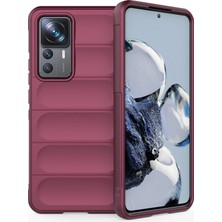 Newface Xiaomi Mi 12T Pro Kılıf Optimum Silikon - Bordo ARLSTRTCH-RSG3256