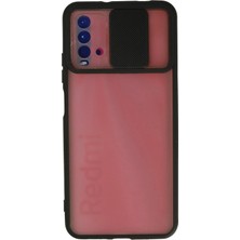 Newface Xiaomi Redmi 9t Kılıf Palm Buzlu Kamera Sürgülü Silikon - Siyah ARLSTRTCH-RSG3256