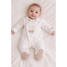 My Baby Kumsal CAYZEN Erkek Bebek Şapkalı Tulum 2li Set 0 - 3 ay 1097