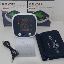 EkoAlışverişDünyam Otomatik Dijital LCD Elektronik Tansiyon Aleti Kol Tipi KM-209 Akıllı Basınç Sistemi (5510)