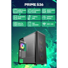 Game Garaj Prime S36 Amd Ryzen 7 5700 16GB Ram 1tb SSD RTX5060TI 16GB Freedos Oyuncu Oem Paket