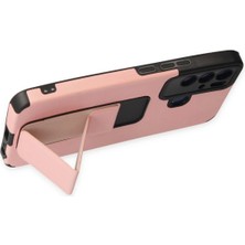 Newface Tecno Pova Neo Kılıf Mega Standlı Silikon - Pudra ARLSTRTCH-RSG3256