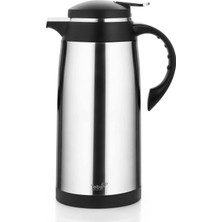 EkoAlışverişDünyam Teba 1.3litre Içi Cam Dışı Çelik Termos (5510)