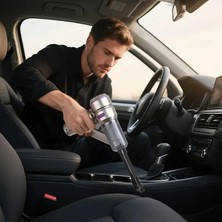 EkoAlışverişDünyam Araç Süpürgesi Kablosuz El Süpürgesi – 16000 Pa Fırçasız Motor (5510)