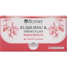 Fitomer Kuşburnu & Hibiskus Çayı 1,5 gr 20 'li Paket