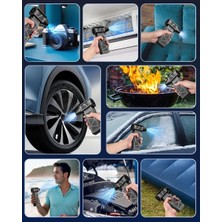 EkoAlışverişDünyam Mega Turbo Üfleyici Elektrikli Şiddetli Fan Hava Kompresör 130.000RPM Mangal Barbekü Fanı (5510)