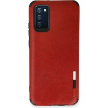 Newface Samsung Galaxy A03S Kılıf Loop Deri Silikon - Kırmızı ARLSTRTCH-RSG3256