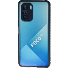 Newface Xiaomi Poco F3 Kılıf Miami Şeffaf Silikon - Lacivert ARLSTRTCH-RSG3256