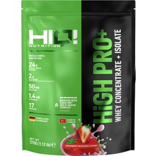 HIQ Nutrition High Pro+ 510GR Strawberry Milkshake Flavored